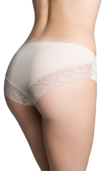 Braguita de mujer de microfibra ultraplana - Cheekie Panty - tallas de la S a la XL - BEIGE