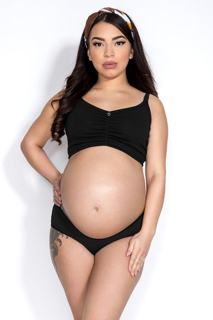 2-Biustonosz soft Mitex bez fiszbin Mama Bra black-2