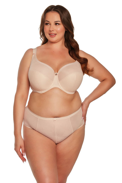 Semi-soft underwired bra - BS 1058 Sonia Beige