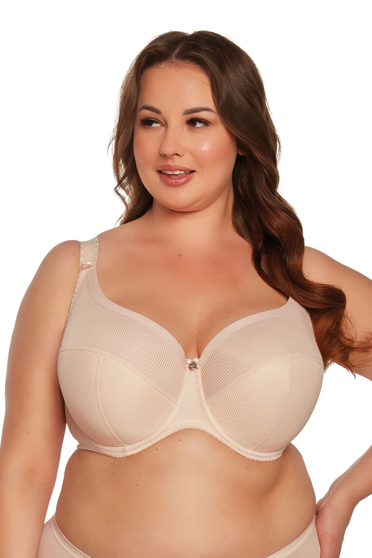 Semi-soft underwired bra - BS 1058 Sonia Beige