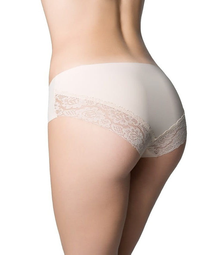 Braguita de mujer de microfibra ultraplana - Cheekie Panty - tallas de la S a la XL - BEIGE