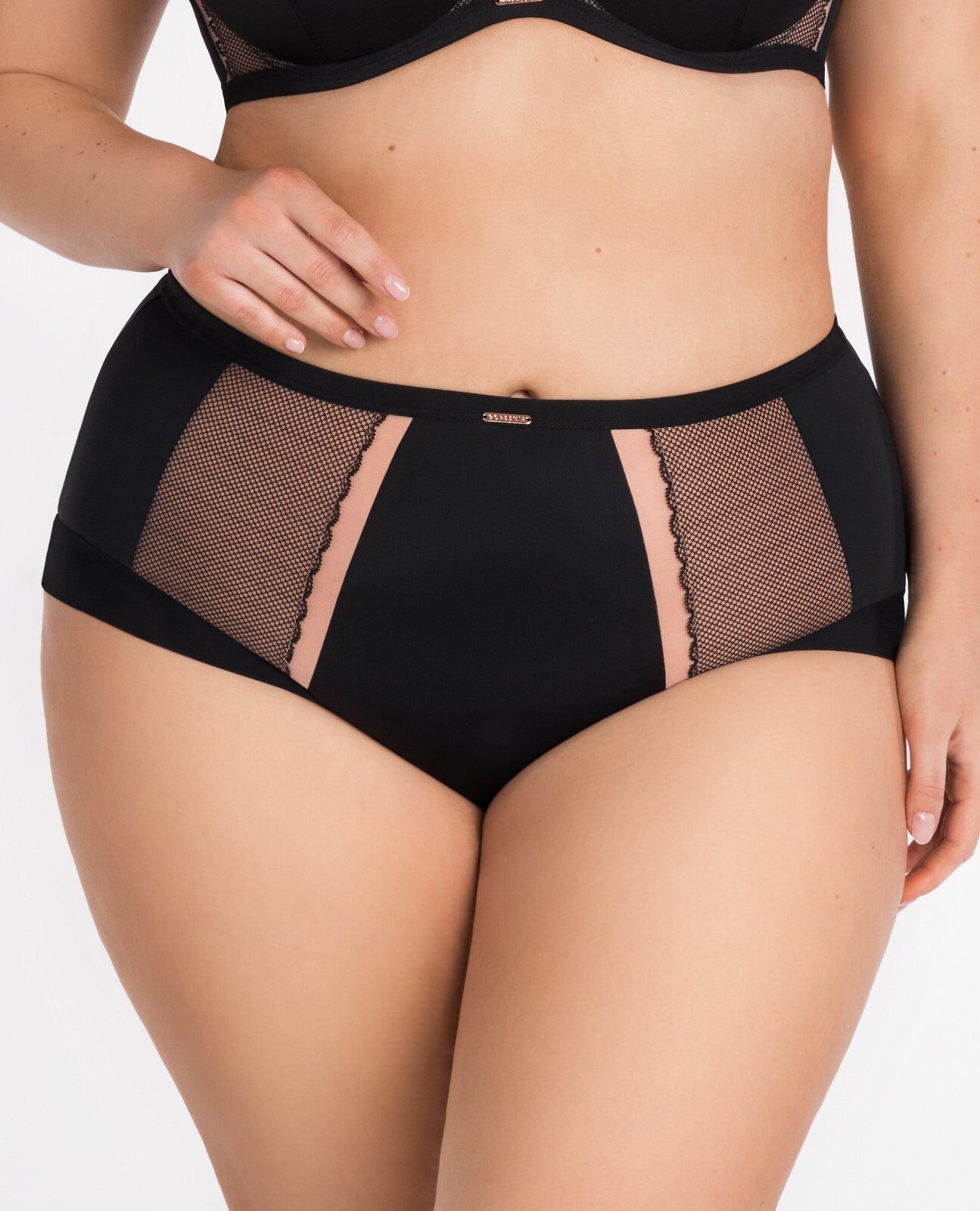 Slip donna in microfibra e tulle - Luisse Lux.