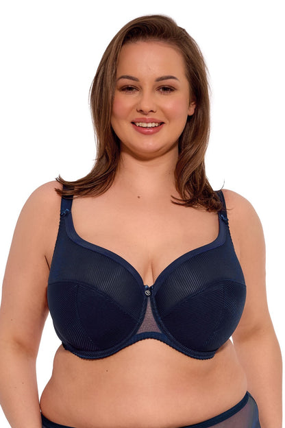 Reggiseno semi-soft con ferretto - Sonia - Blu