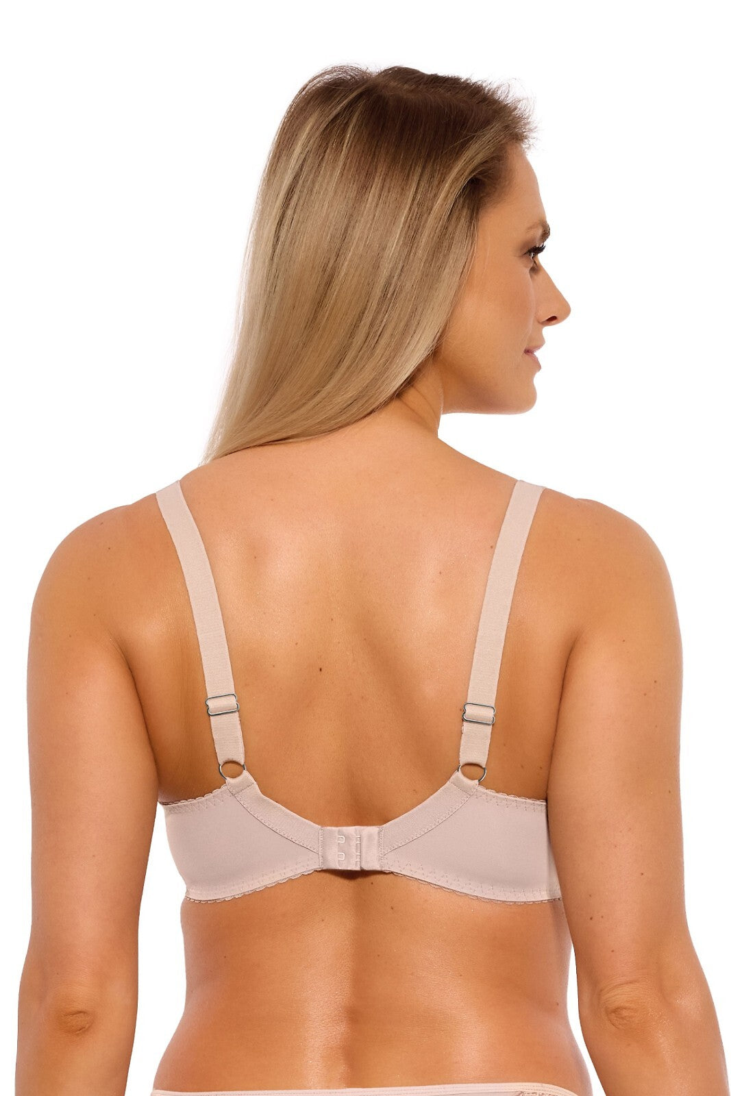 Reggiseno semi soft in pizzo con ferretto e dettagli raffinati