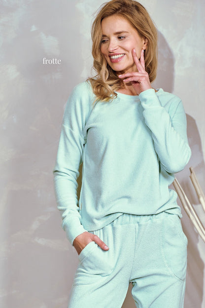 Pigiama donna in 100% cotone Frotte - Jessie.