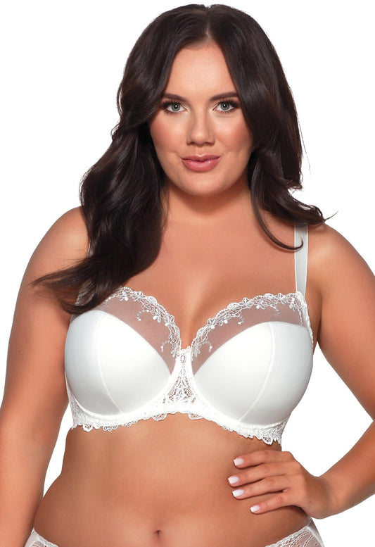 Reggiseno semi soft con ferretto -  EVANGELINE - Crema - 1030.