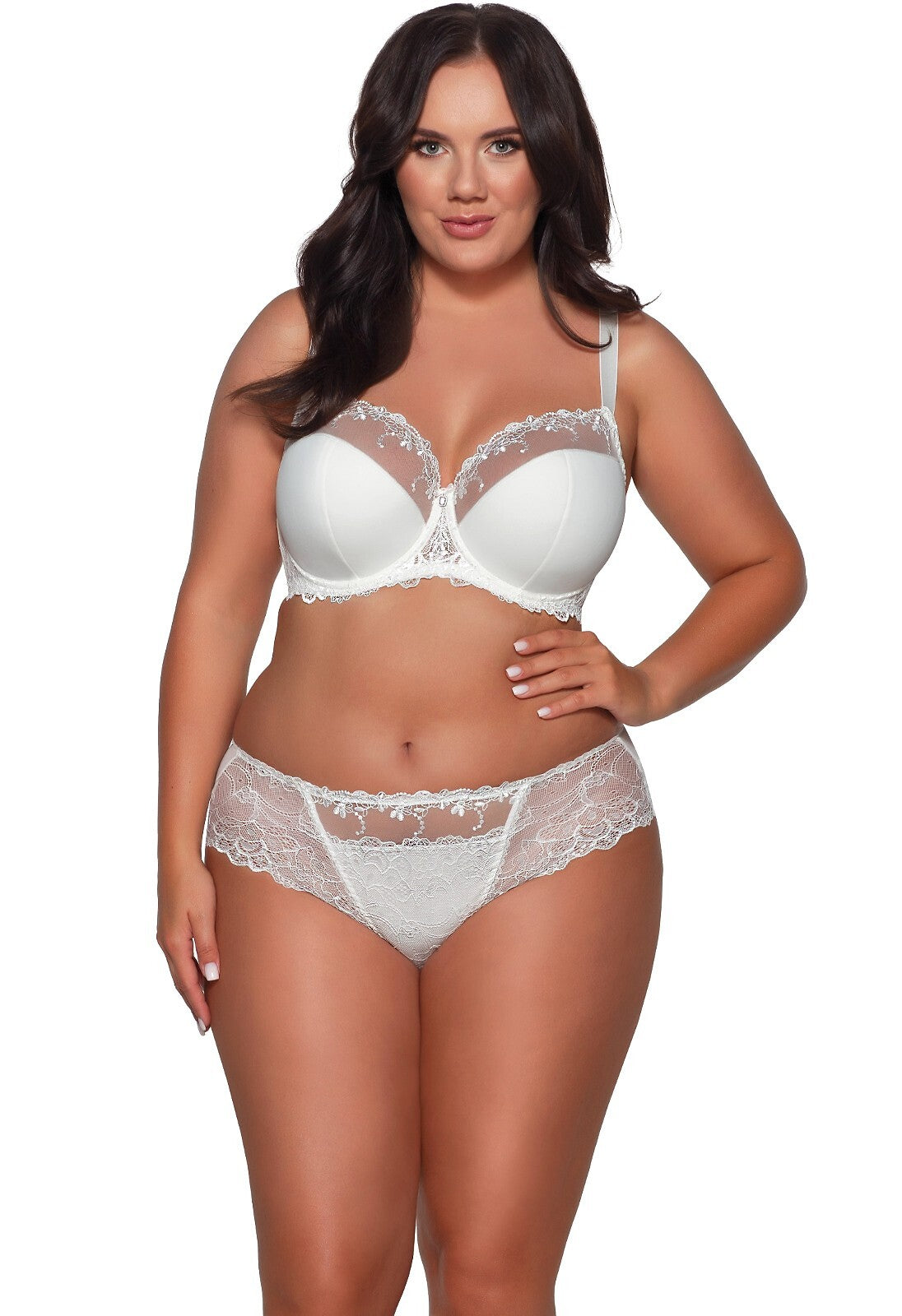 Reggiseno semi soft con ferretto -  EVANGELINE - Crema - 1030.