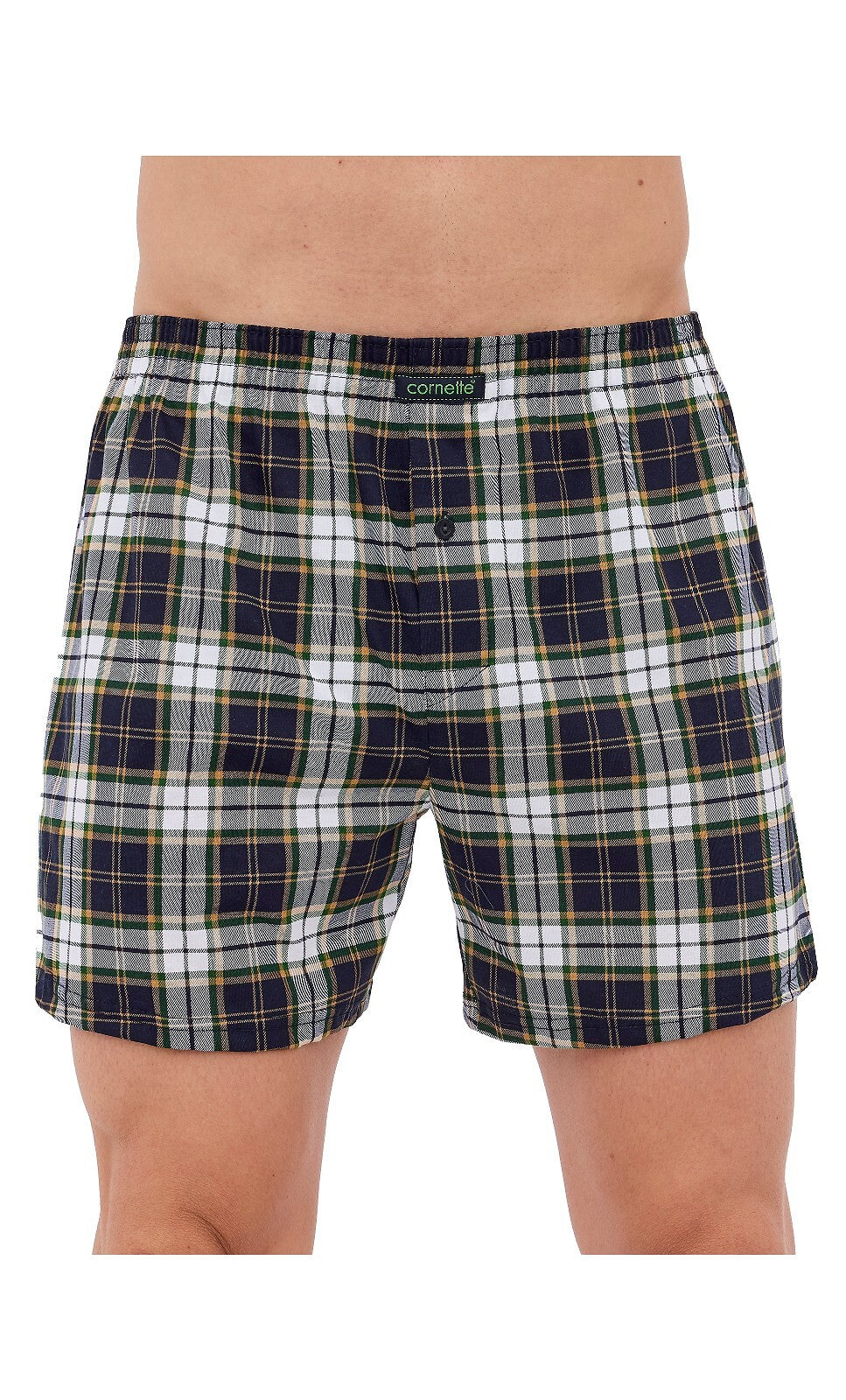 Boxer uomo ampio con bottoni 100% cotone - CLASSIC COMFORT - 296.