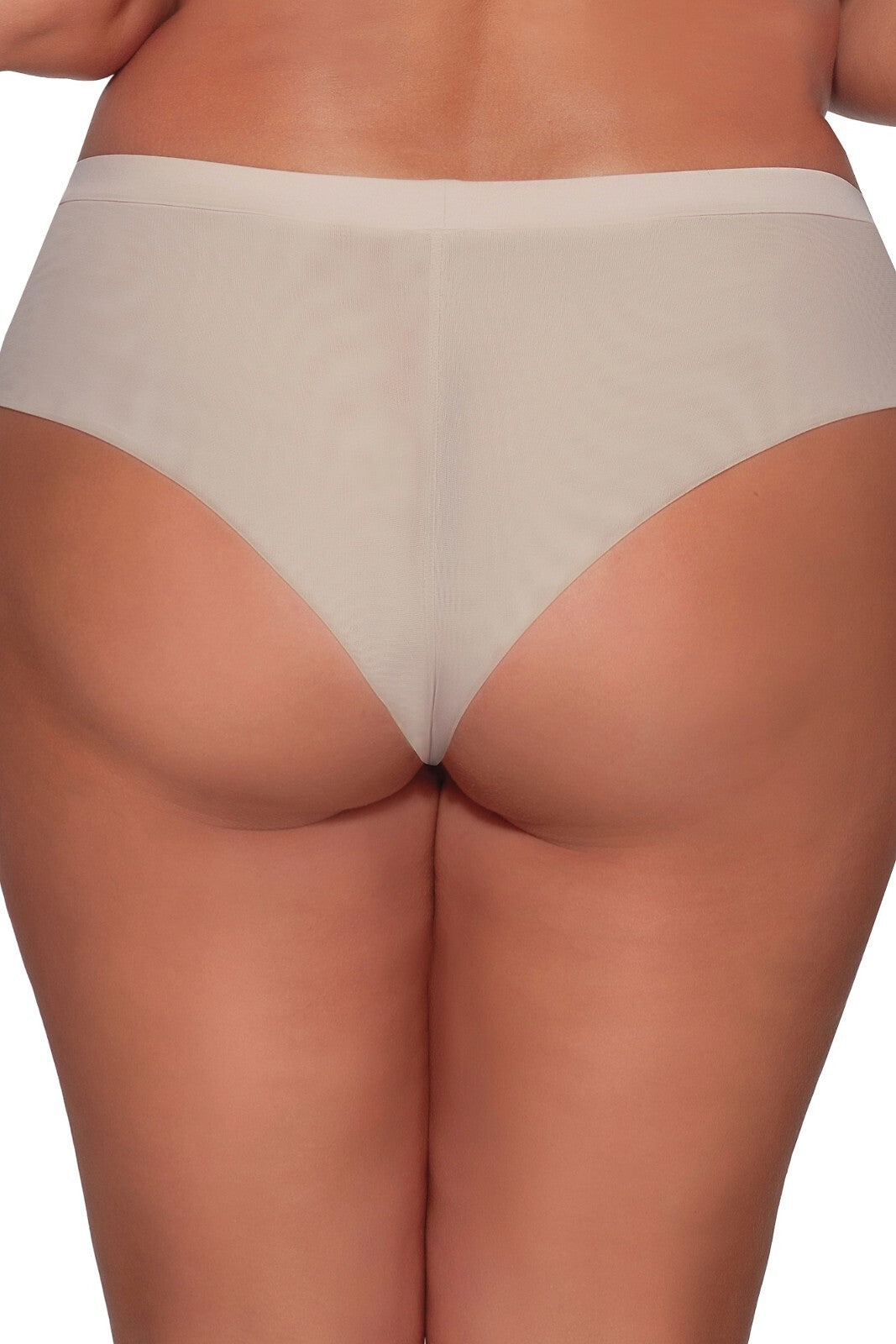 Slip brasiliano in microfibra e pizzo - BLUSH - 2081.