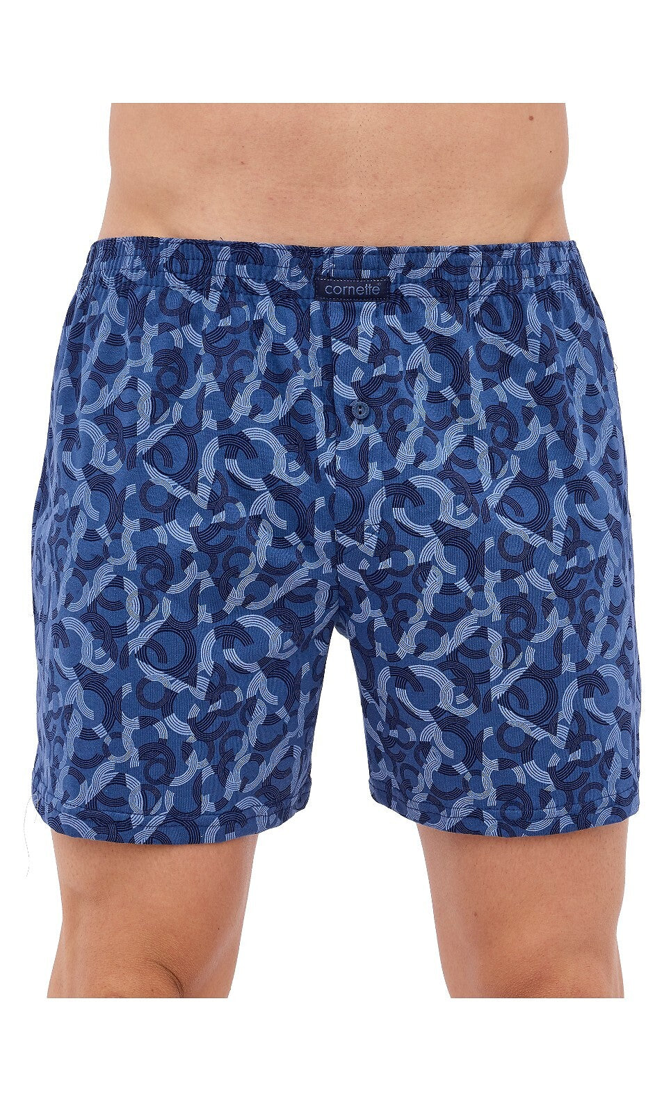 Boxer uomo ampio con bottoni 100% cotone - CLASSIC COMFORT - 287.