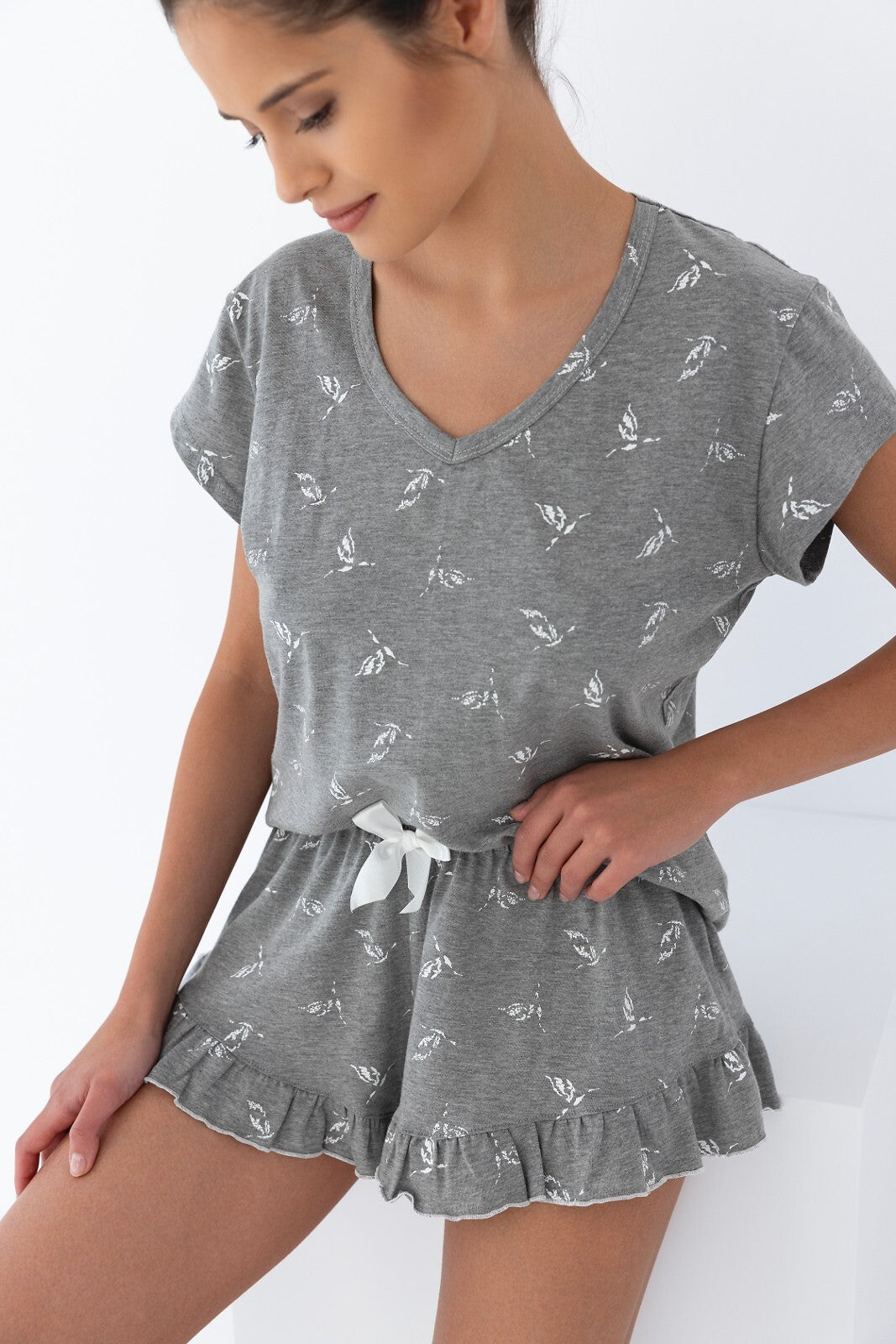 Pigiama donna -  Cecily - Grey.