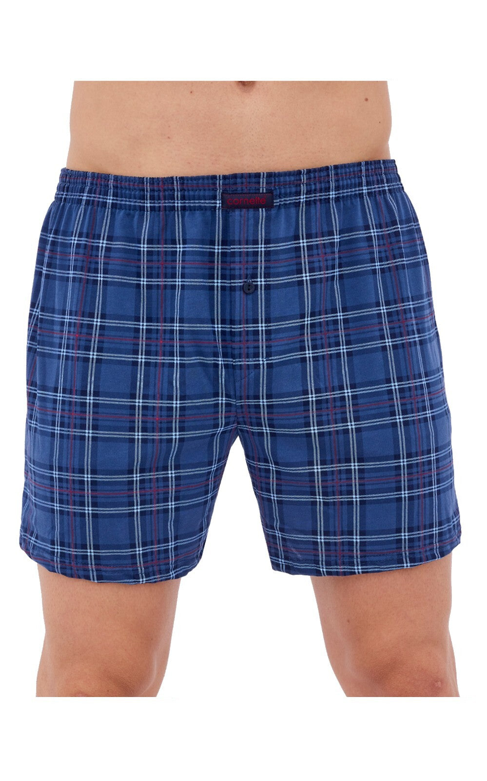 Boxer uomo ampio con bottoni 100% cotone - CLASSIC COMFORT - 292.