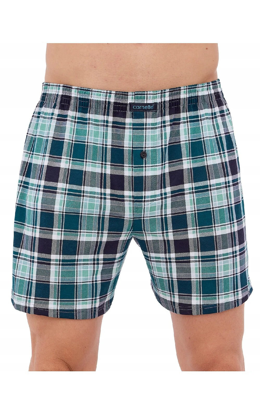 Boxer uomo ampio con bottoni 100% cotone - CLASSIC COMFORT - 291.