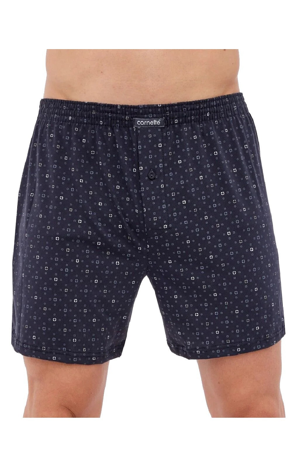 Boxer uomo ampio con bottoni 100% cotone - CLASSIC COMFORT - 286.