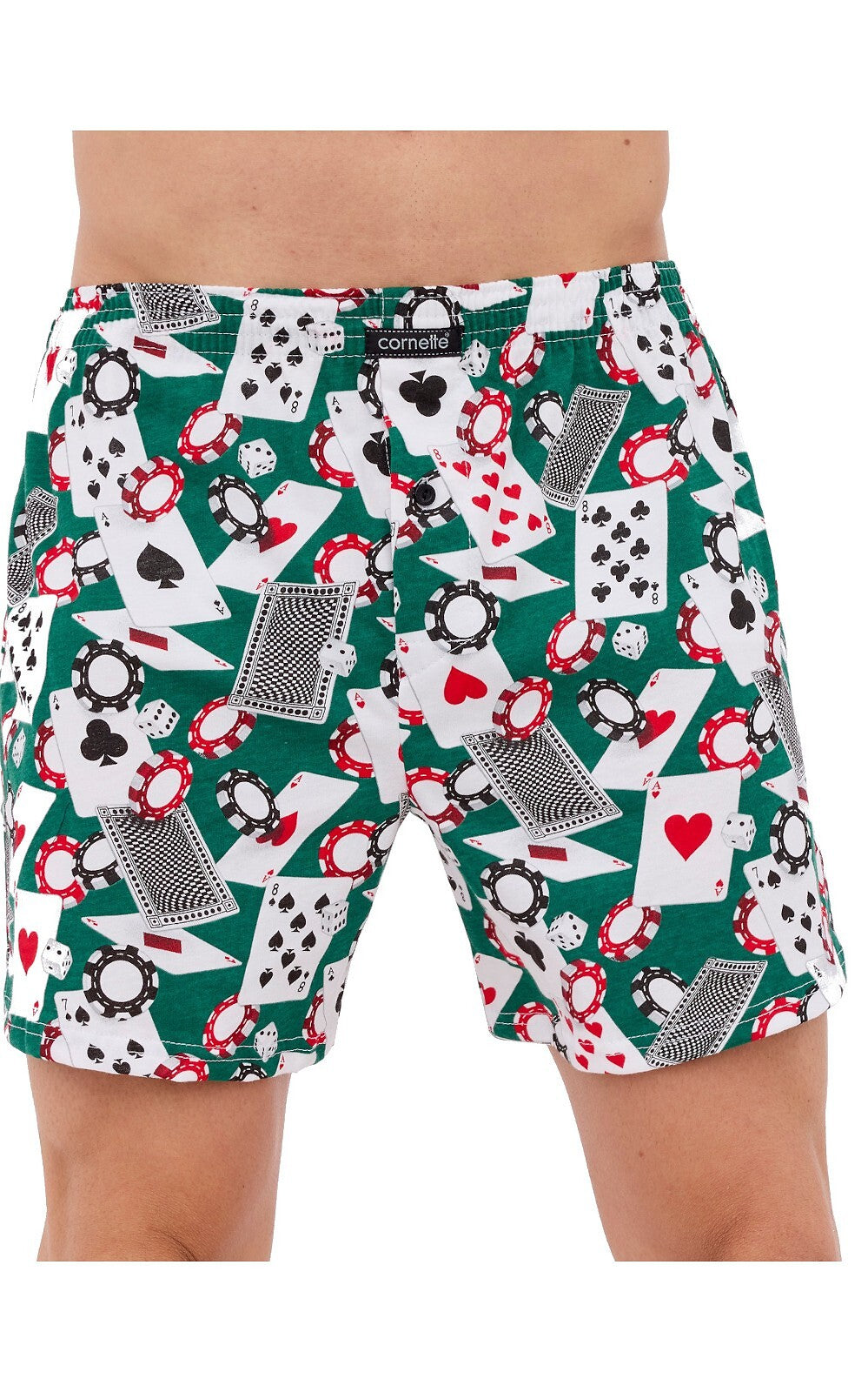 Boxer uomo in 100% cotone di alta qualità - CLASSIC - Poker.