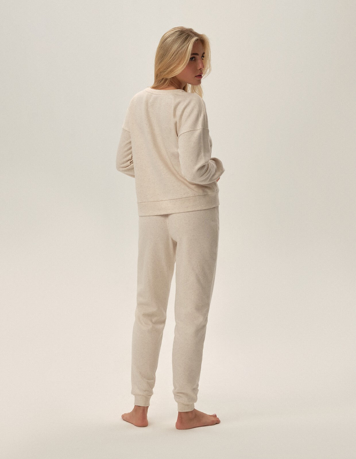 Pigiama/homewear in cotone felpato - MOON - 41887.