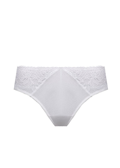 Slip da donna brasiliano in pizzo  - LAURA - Bianco.