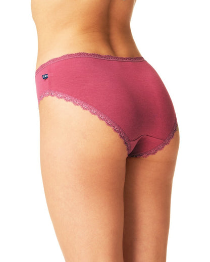 Slip donna in cotone elasticizzato di alta qualità -  LPC 785 - Confezione da 2 Pezzi.