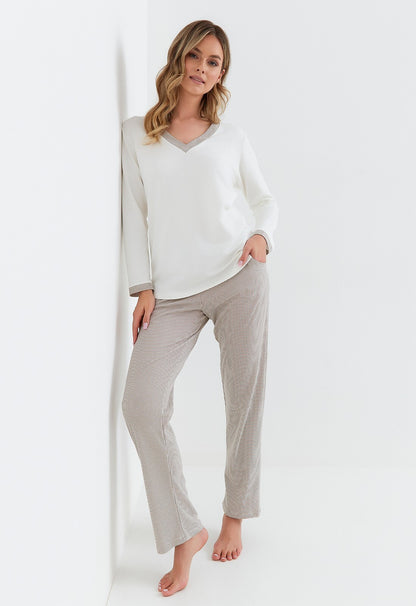 Pigiama donna in cotone interlock - Diana.