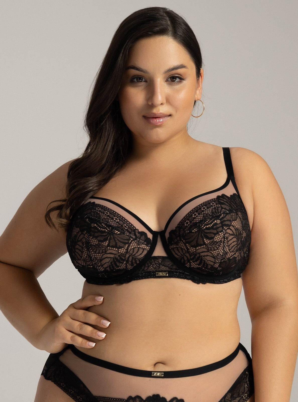 2-Biustonosz semi soft Ava 2145 black-2