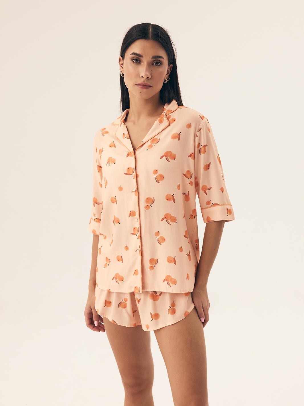 1-Piżama Henderson Ladies 42686 Naranja kr/r S-2XL peach-1