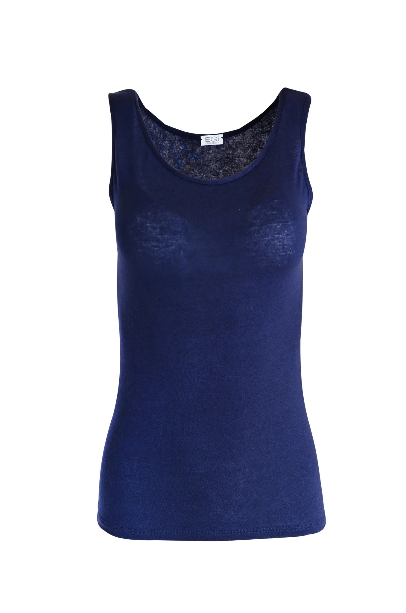 Camiseta de tirantes ultraligera de Modal y Cashmere para mujer - Made in Italy - 5219
