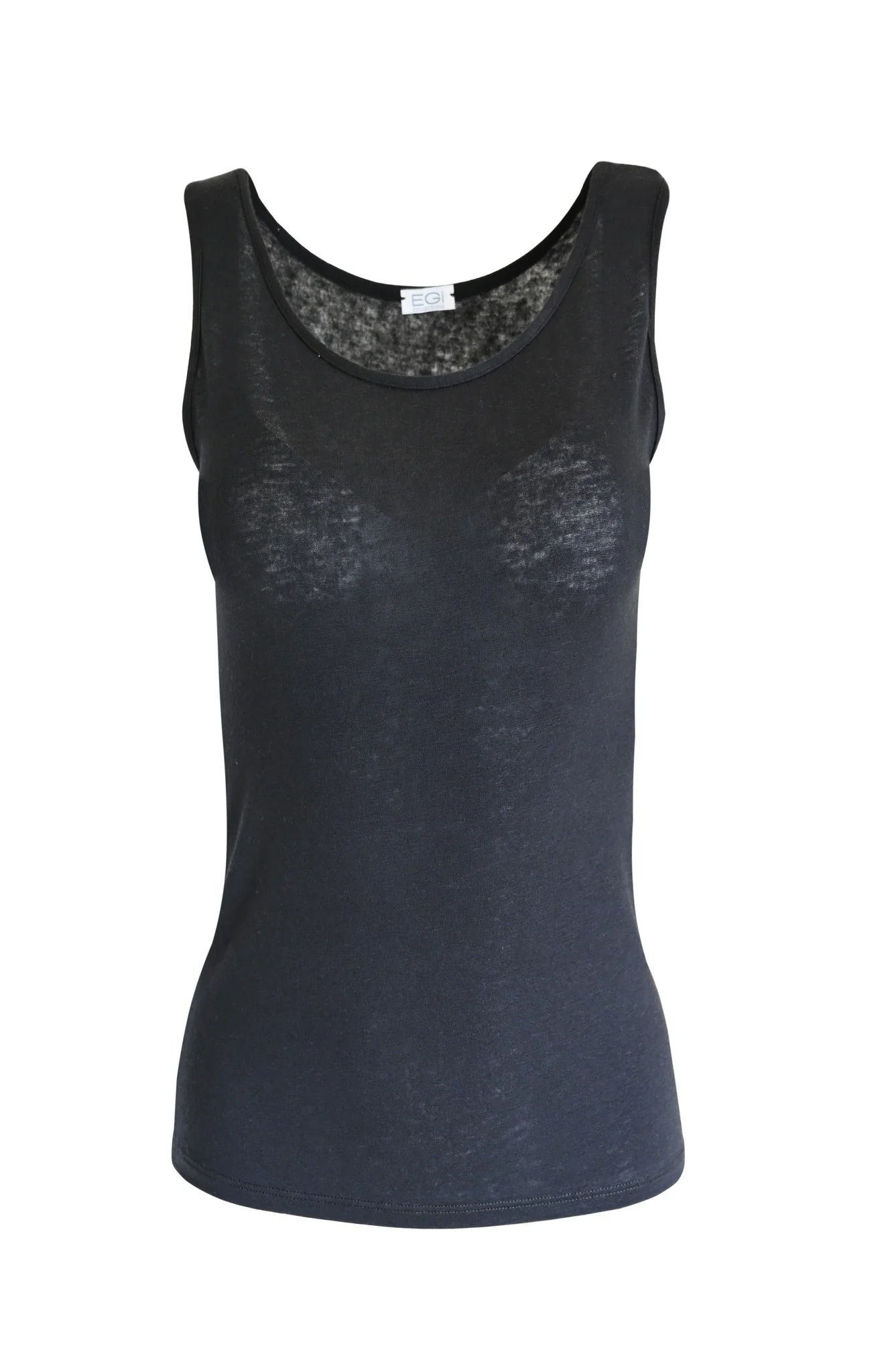 Camiseta de tirantes ultraligera de Modal y Cashmere para mujer - Made in Italy - 5219