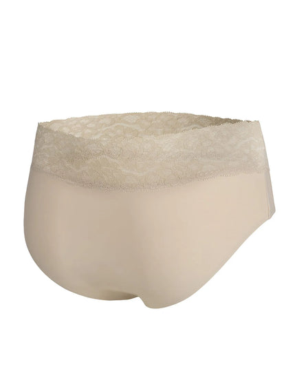 Slip senza cuciture ultrapiatti con pizzo - Hipster panty.