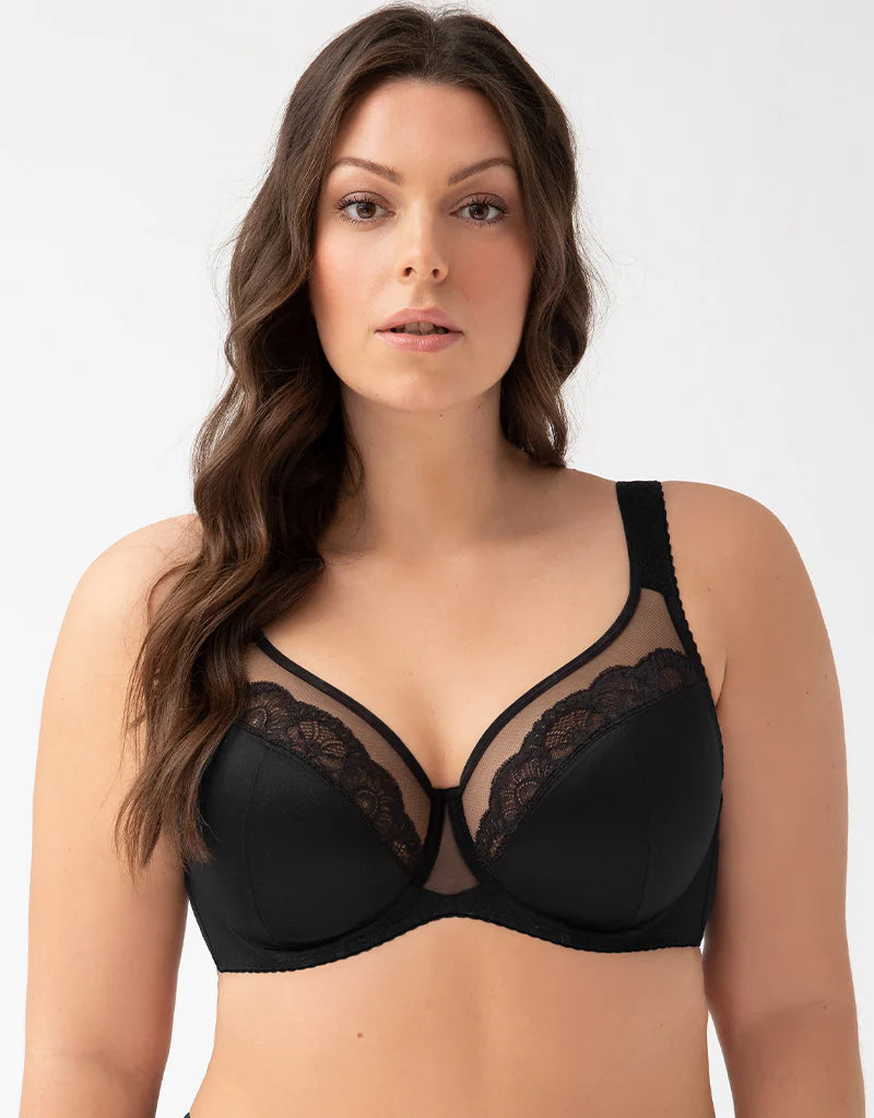 Reggiseno soft con ferretto - Luisse - Nero - Coppe differenziate fino alla M.