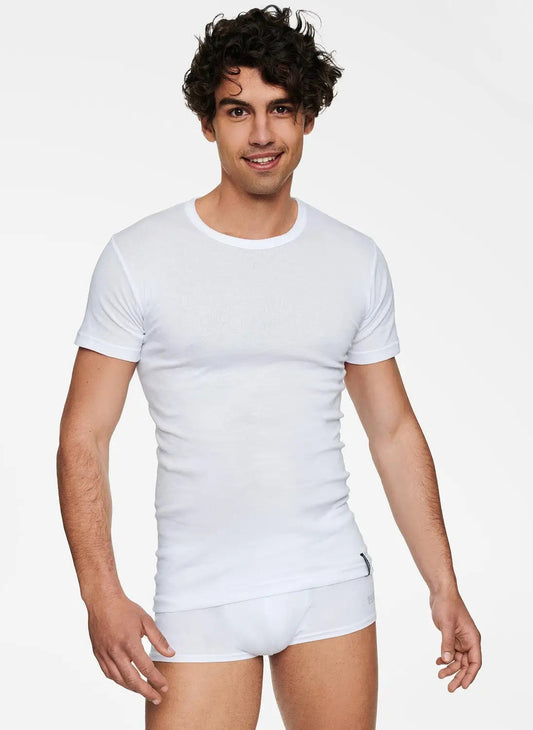 T-shirt uomo in cotone 100% - 1495 - Bianco