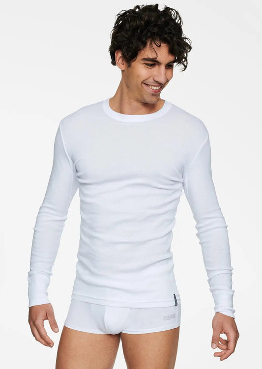 T-shirt uomo manica lunga in 100% cotone - 2149 - Colore