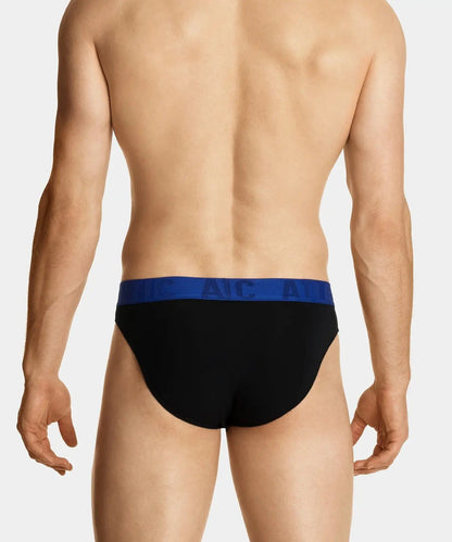 Slip uomo in Modal -  MP-1566/23 - taglie dalla S alla 2XL -  - Nero-Blu.