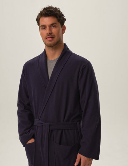 Men's Pure Cotton Dressing Gown - 41936 Home