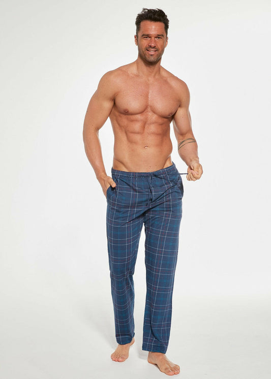 1-Spodnie piżamowe Cornette 691/45 3XL-5XL męskie jeans-1