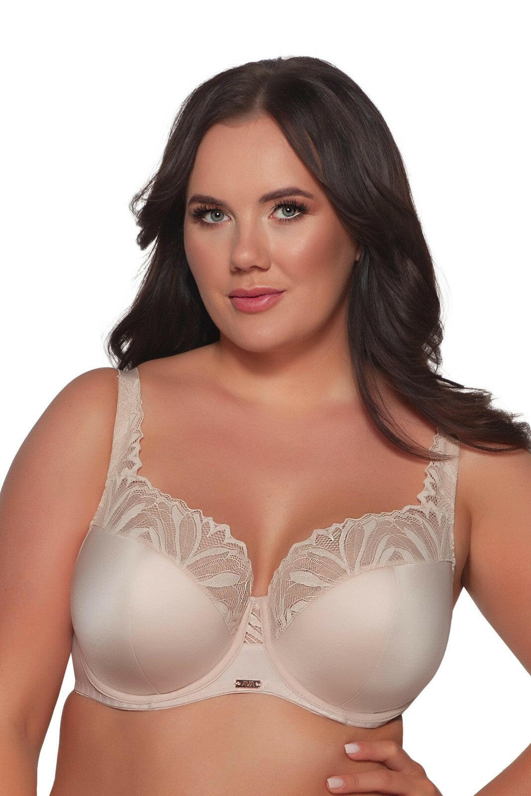 Reggiseno semi soft con ferretto - YASMIN - Beige maxi - 2105.