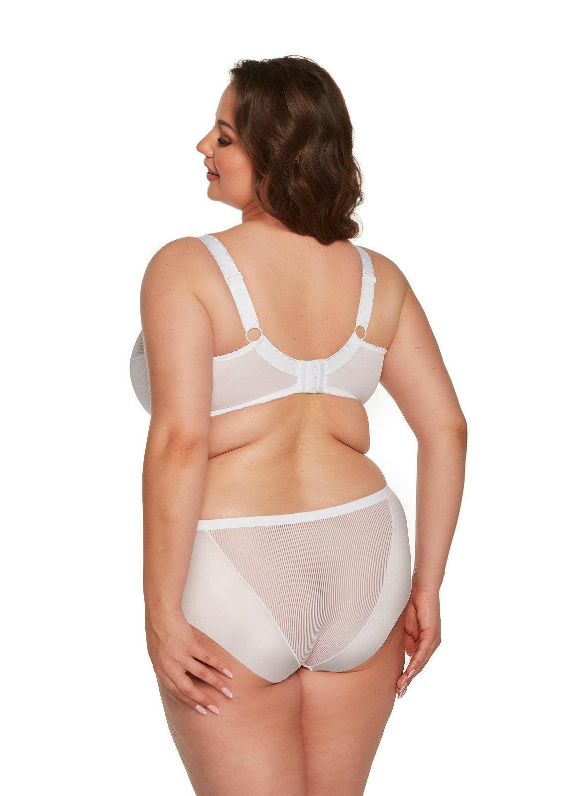 Reggiseno semi-soft con ferretto -  BS 1058 Sonia maxi Bianco- taglie grandi.